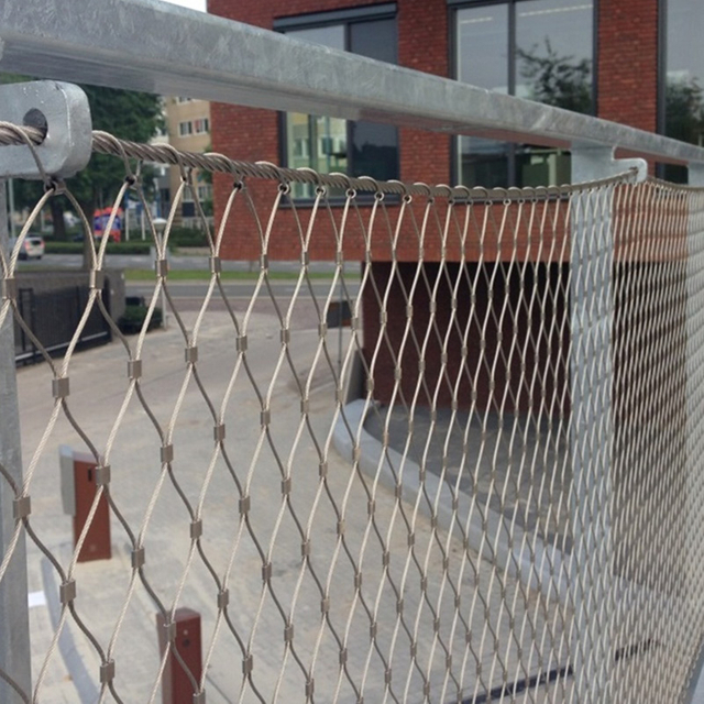 شبكة كابل الدرابزين